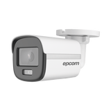 [ColorVu] Bala TURBOHD 3K (5 Megapixel) / Lente 2.8 mm / Micrófono Integrado / Imagen a Color 24/7 / Luz Blanca 20 mts / Exterior IP67 / dWDR / 4 Tecnologías / Metal