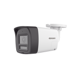 [Audio Bidireccional + Dual Light + ColorVu] Bala TURBOHD 4K (8 Megapixel) / Lente 2.8 mm / 30 mts IR EXIR + 20 mts Luz Blanca / Micrófono y Bocina Integrado / Exterior IP67 / Metal / dWDR