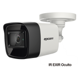 Bala TURBOHD 4K (8 Megapixel) / Gran Angular 102° / Lente 2.8 mm / Exterior IP67 / IR EXIR 30 mts / dWDR