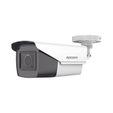 Bala TURBOHD 5 Megapixel / Lente Mot. 2.7 a 13.5 mm / 40 mts IR EXIR / dWDR / TVI-AHD-CVI-CVBS / Exterior IP67 / 12 Vcc / 24 VCA