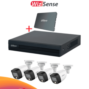 DAHUA KIT/XVR1B04-I-SSD512G4HFW1209 - Kit FullColor de 4 Canales con SSD de 512GB/ 4 Camaras Full Color de 2 Megapixeles con Microfono/ DVR Cooper-I WizSense/ Con IA/ 4 Ch+1 IP/ Accesorios Incluidos/ #LoNuevo #DPAQ #ANIVDAHKIT+M #MCI2 #DMD