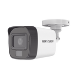 [Dual Light + ColorVu] Bala TURBOHD 2 Megapixel (1080p) / Lente 2.8 mm / 30 mts IR EXIR + 20 mts Luz Blanca / Micrófono Integrado / Gran Angular 101° / Exterior IP67 / 4 Tecnologías