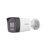 [Audio Bidireccional + Dual Light + ColorVu] Bala TURBOHD 2 Megapixel (1080p) / Lente 2.8 mm / 30 mts IR EXIR + 20 mts Luz Blanca / Micrófono y Bocina Integrado / Exterior IP67 / Metal / dWDR
