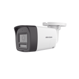 [Audio Bidireccional + Sirena & Estrobo + Dual Light + ColorVu] Bala TURBOHD 4K (8 Megapixel) / Lente 2.8 mm / 30 mts IR EXIR + 20 mts Luz Blanca / Micrófono y Bocina Integrado / Exterior IP67 / Metal / dWDR