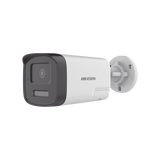 [Audio Bidireccional + Dual Light + ColorVu] Bala TURBOHD 2 Megapixel (1080p) / Lente 3.6 mm / 40 mts IR EXIR + 40 mts Luz Blanca / Micrófono y Bocina Integrado / Exterior IP67 / dWDR