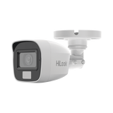 [Dual Light + ColorVu] Bala TURBOHD 3K megapixel / 20 mts IR + 20 mts luz blanca / Lente 2.8 (105° de Visión) / Exterior IP66 / Audio por Coaxitron / TVI-AHD-CVI-CVBS / Metal / Smart-Hybrid light