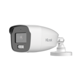 [Dual Light + ColorVu] Bala TURBOHD 3K megapixel / 40 mts IR + 40 mts luz blanca / Lente 2.8 (104° de Visión) / Exterior IP66 / Audio por Coaxitron / TVI-AHD-CVI-CVBS / Metal / Smart-Hybrid light