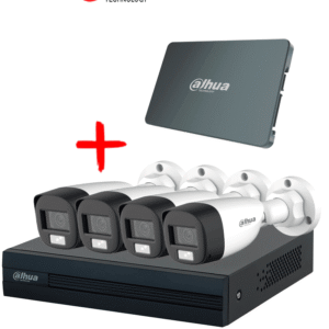 DAHUA KIT/XVR1B04-I-SSD512G4HFW-IL-A - Kit Iluminación Dual de 4 Canales con SSD de 512GB/ 4 Camaras IL de 2 Megapixeles con Microfono/ DVR Cooper-I WizSense/ Con IA/ 4 Ch+1 IP/ Accesorios Incluidos/ #LoNuevo #DPAQ #ANIVDAHKIT+M #MCI2 #DMD