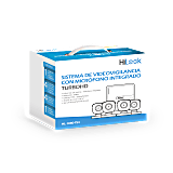 (MICRÓFONO Integrado) Kit TurboHD 1080p Lite / DVR 4 canales / Audio por Coaxitron / 4 Cámaras Bala de Policarbonato con Micrófono Integrado